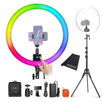 Neewer Ringlicht SRP18C farbige RGB LED-Leuchte mit Tuch