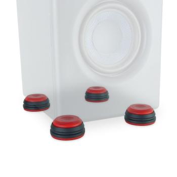 Presonus Eris Studio 4 Boxen 1 Paar mit Boxen-Füße in Rot