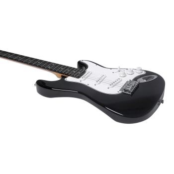 Eko Guitars E-Gitarre GEE ST100-BLK Schwarz Komplett-Set