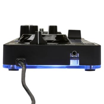 Hercules DJ Control Starlight mit Kopfhörer