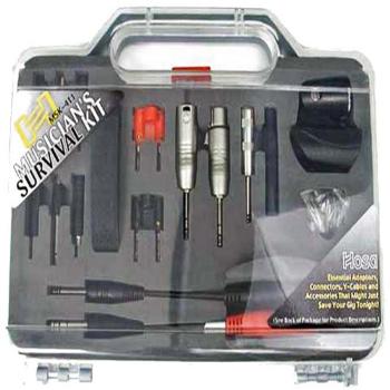 Hosa MSK411 Musiker-Survival-Kit ( Adapter,Steckverbinder, Y-Kabel und Zubehör)