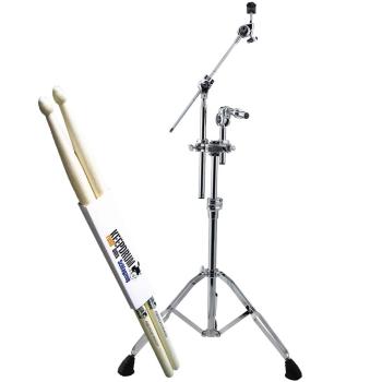 Pearl TC-1030B Tom-Beckenständer mit Schlagzeugstöcken