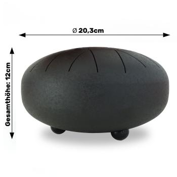 keepdrum Zungentrommel TD8BK-F Tongue Drum 11 Töne Schwarz F-Dur