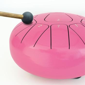keepdrum Zungentrommel TD8PK-F Tongue Drum 11 Töne Pink F-Dur