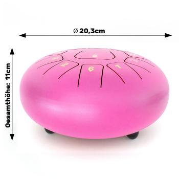 keepdrum Zungentrommel TD8PK Tongue Drum 11 Töne Pink