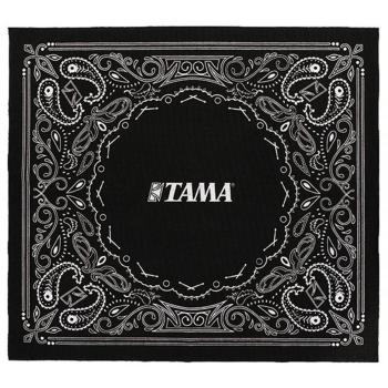 Tama TDR-PA Schlagzeug Teppich Paisley Schwarz mit Schlagzeugstöcken