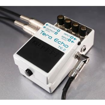 Boss TE-2 Tera Echo Delay Pedal Effektgerät mit Netzteil