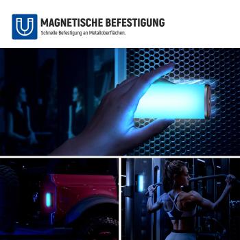 Neewer Dauerlicht TL98C magnetisches RGB Hand-Stablicht mit Netzteil