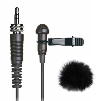 Tascam TM-10LB Lavaliermikrofon mit Fell-Windschutz