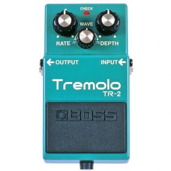 Boss TR-2 TRemolo Effekt-Pedal mit Netzteil