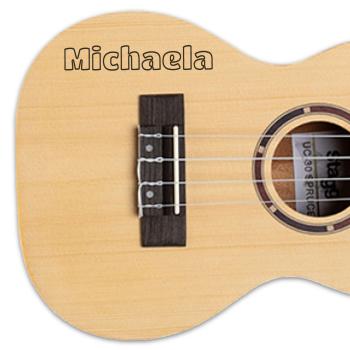Stagg Ukulele US-30 Sopran-Ukulele mit personalisierter Gravur