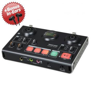 Tascam US-42B USB-Interface + Bonus In-Ear Kopfhörer