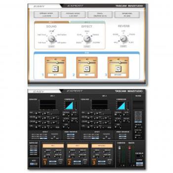 Tascam US-42B MiniStudio Creator  mit Kopfhörer