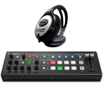 Roland Video Switcher V-1HD+ HD Plus mit Kopfhörer