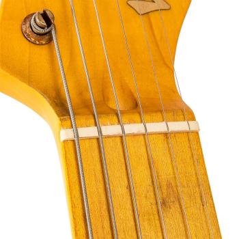 Vintage E-Gitarre V52MRBS Icon Distressed Butterscotch mit Kabel