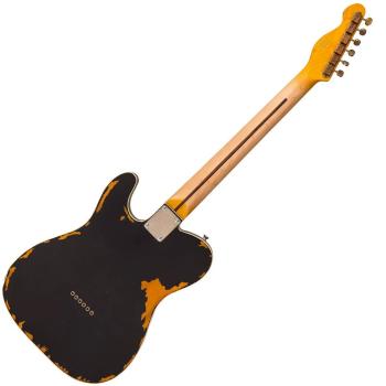 Vintage E-Gitarre V59MRBK Icon Distressed Black