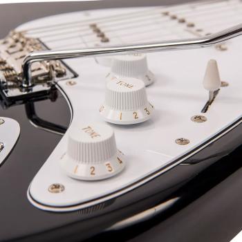 Vintage E-Gitarre V6BB Reissued Boulevard Black