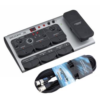 Zoom V6-SP Effektgerät für Gesang + XLR-Kabel