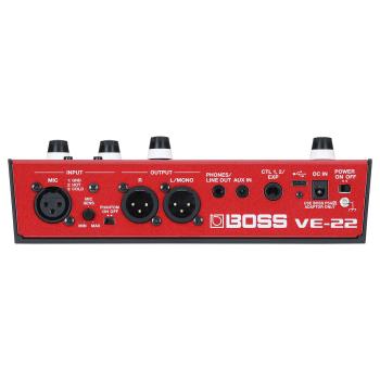 Boss VE-22 Multi-Effektgerät für Gesang mit XLR-Kabel