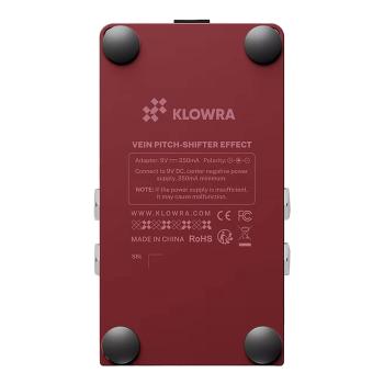 Klowra Effektgerät Vein Pitch Shifter Pedal mit Netzteil
