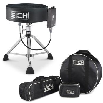 Eich Hocker DBC400R Subwoofer-Hocker Velours Komplett-Set mit Taschen