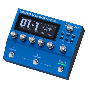Boss Multieffektgerät VG-800 mit Gitarrentonabnehmer und Kabel