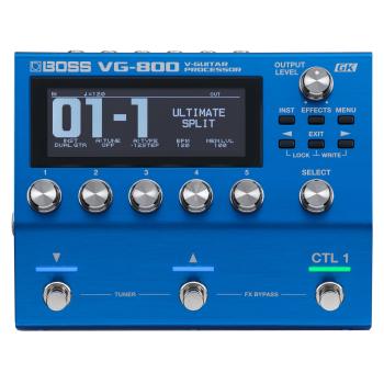 Boss Multieffektgerät VG-800 mit Gitarrentonabnehmer und Kabel