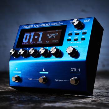 Boss Multieffektgerät VG-800 mit Gitarrentonabnehmer und Kabel