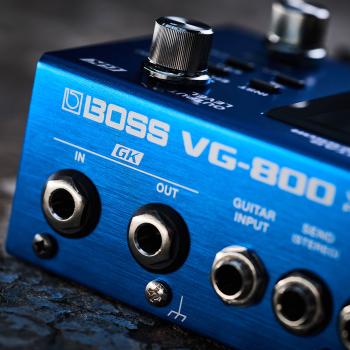 Boss Multieffektgerät VG-800 mit Gitarrentonabnehmer und Kabel