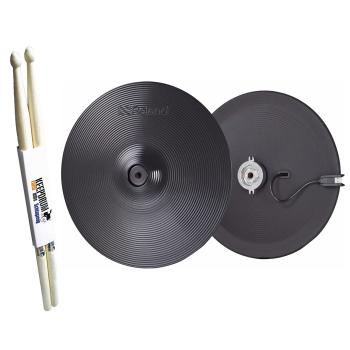 Roland VH-14D HiHat Pad für E-Drum 14 Zoll mit Sticks