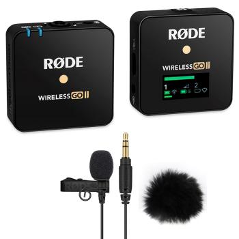 Rode Wireless GO II Single + Lavalier GO + WS05BK