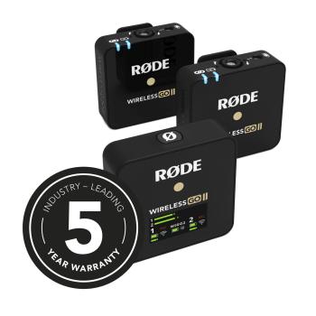 Rode Wireless GO II Mikrofon-Funksystem Geprüfter Versandrückläufer