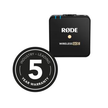 Rode Wireless GO II TX Modul mit Lavalier GO und Windschutz