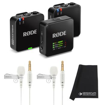 Rode Mikrofon-Funksystem Wireless GO Gen 3 mit 2x Lavalier GO WH