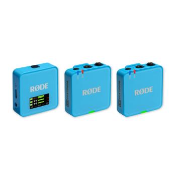 Rode Mikrofon-Funksystem Wireless GO Gen 3 Blau Interview Set 1