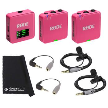 Rode Wireless GO Gen 3 Pink mit 2x Smartlav und 2x SC3