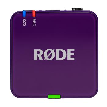 Rode Wireless GO Gen 3 Lila mit 2x Lavalier GO und 2x WS05