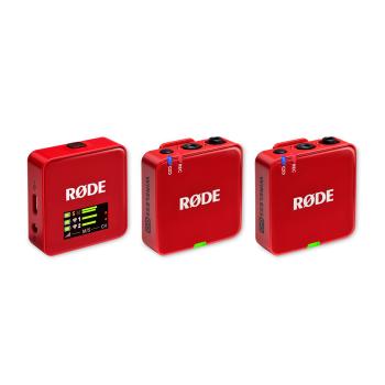 Rode Mikrofon-Funksystem Wireless GO Gen 3 Rot Interview Set 1