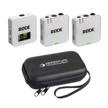 Rode Mikrofon-Funksystem Wireless GO Gen 3 Weiss mit Softcase