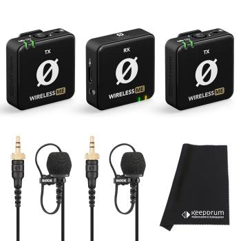 Rode Wireless ME Dual mit 2x Lavalier II und Tuch