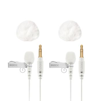 Rode Wireless ME Dual mit 2x Lavalier GO WH und 2x WS05WH