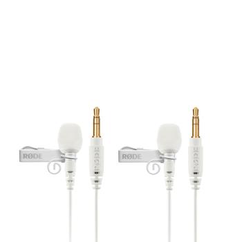 Rode Wireless ME Dual mit 2x Lavalier GO Weiss