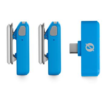 Rode Wireless Micro Drahtloses Mikrofon-System USB-C Blau mit Softcase