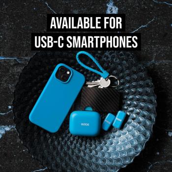 Rode Mikrofon-Funksystem Wireless Micro USB-C Interview Set Blau