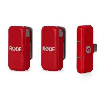Rode Wireless Micro Drahtloses Mikrofon-System USB-C Rot