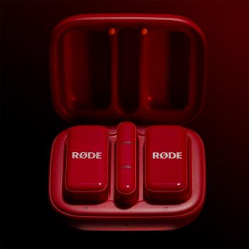 Rode Wireless Micro Drahtloses Mikrofon-System USB-C Rot mit Soft-Case