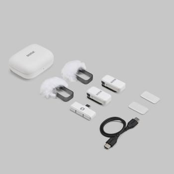 Rode Wireless Micro Drahtloses Mikrofon USB-C Weiss mit Soft-Case
