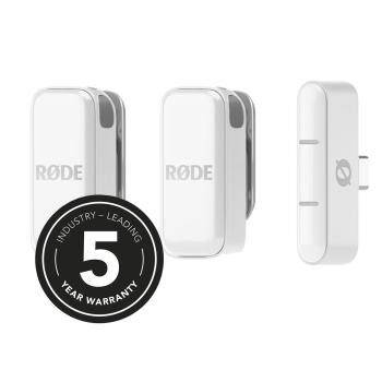 Rode Wireless Micro Drahtloses Mikrofon USB-C Weiss mit Soft-Case