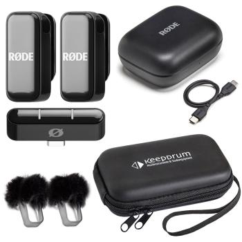 Rode Wireless Micro Drahtloses Mikrofon-System USB-C mit Soft-Case