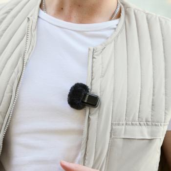 Rode Wireless Micro Drahtloses Mikrofon-System Lightning mit Tuch